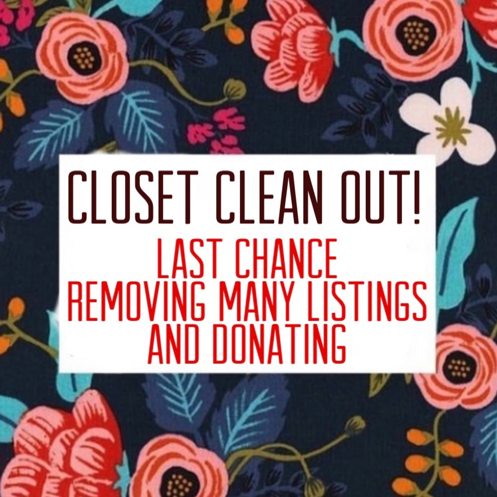Closet Clean Out- Removing Old Listings